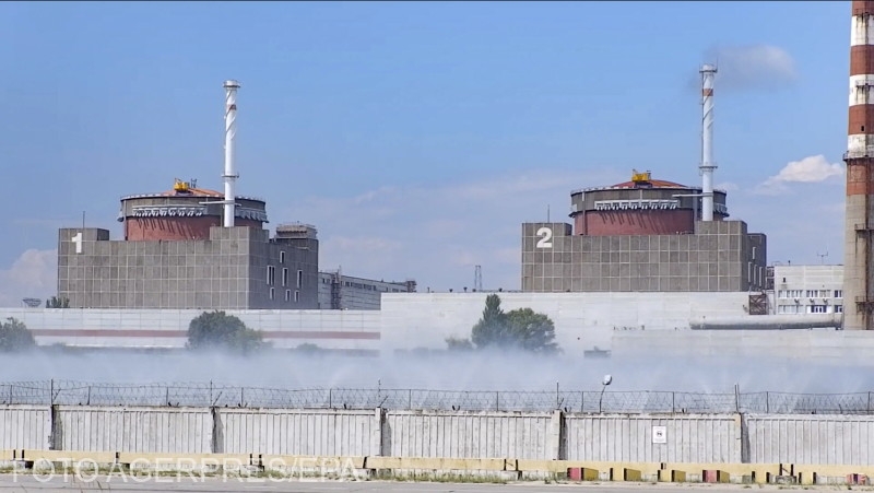A zaporizzsjai atomerőmű Ukrajnában | Fotó: Agerpres/EPA