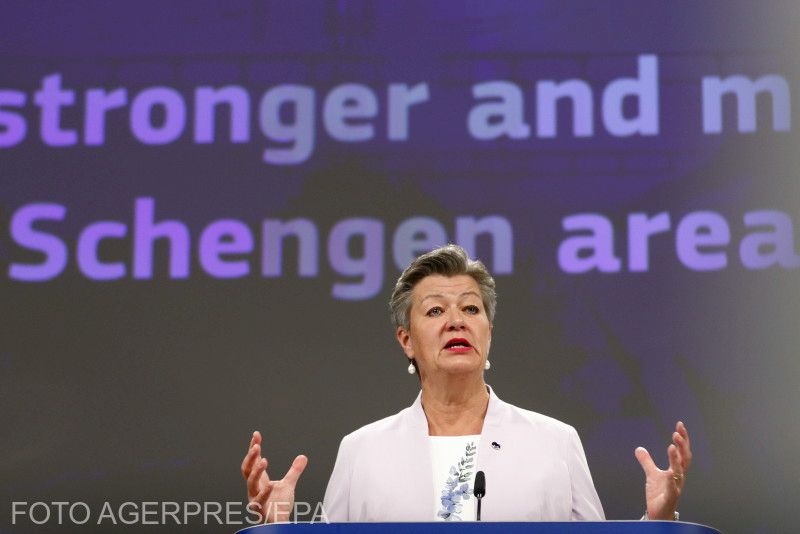 Ylva Johansson, az EB belügyekért felelős biztosa | Fotó: Agerpres/EPA