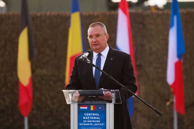 Nicolae Ciucă kormányfő, megbízott védelmi miniszter | Fotó: gov.ro