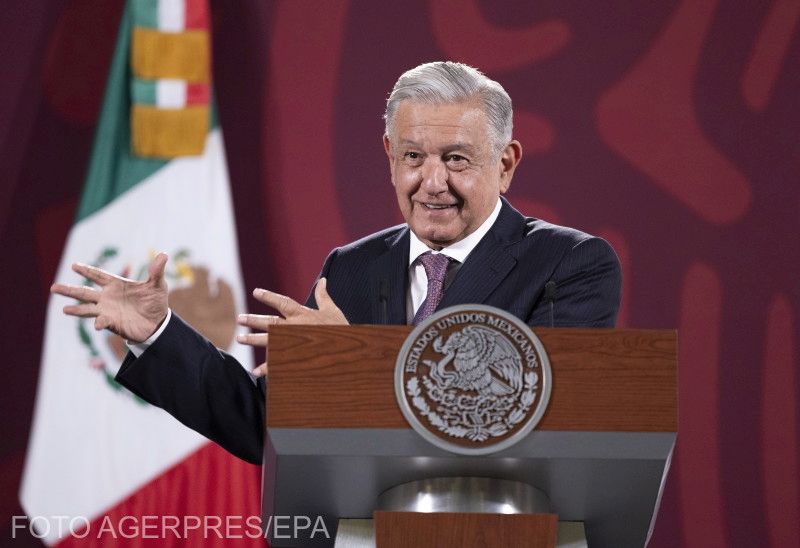 Andrés Manuel López Obrador mexikói elnök | Fotó: Agerpres/EPA