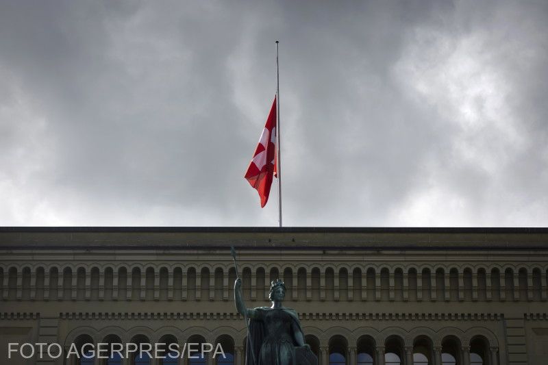 A Szövetségi Palota – a törvényhozás épülete – Bernben | Fotó: Agerpres/EPA