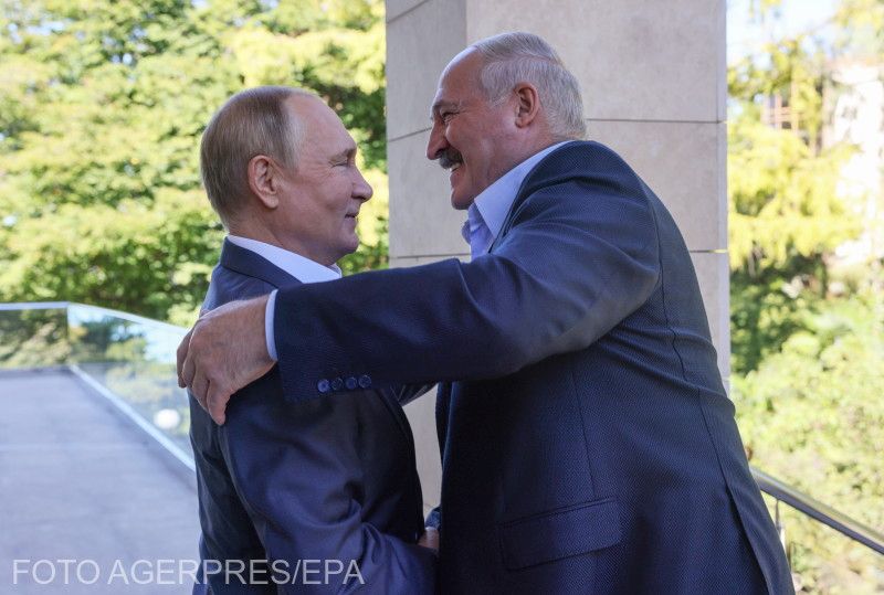 Putyin és Lukasenka Szocsiban | Fotó: Agerpres/EPA