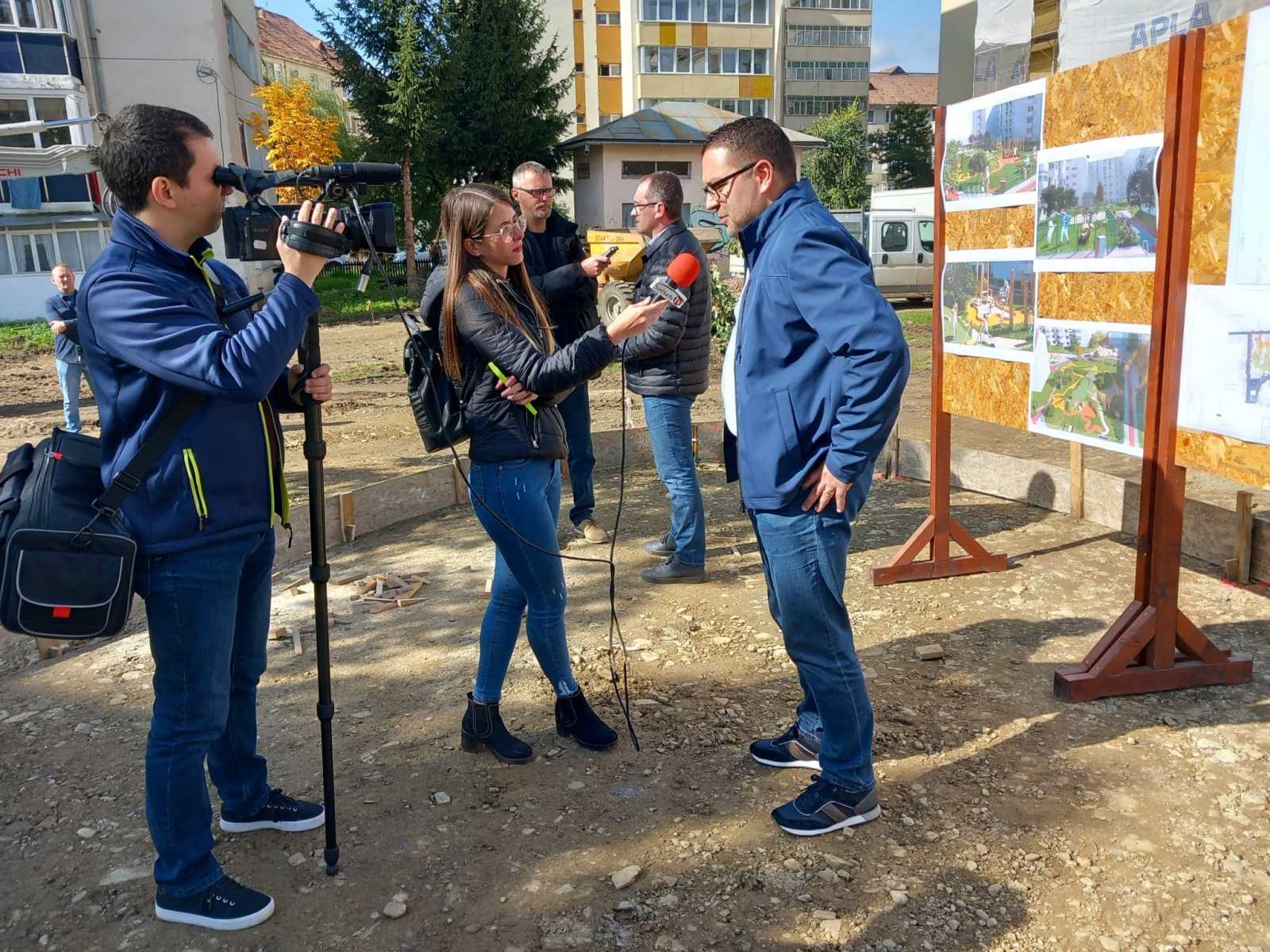Korodi Attila polgármester és Bors Béla alpolgármester | A szerző felvétele 