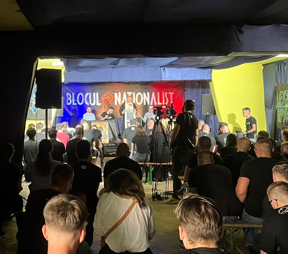 A brassói rendezvényen többen felszólaltak Fotó: a Blocul Nationalist Facebook oldala 