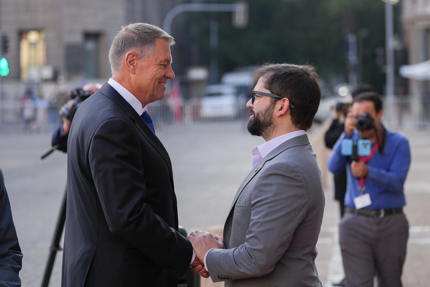 Klaus Iohannist fogadta Gabriel Boric chilei elnök | Fotó: Presidency.ro