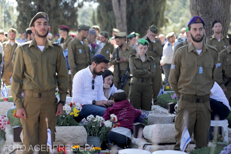 Fokozott biztonsági intézkedések mellett zajlanak az emlékezés napi ünnepségek Izraelben