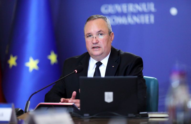 Nicolae Ciucă a szerdai kormányülésen | Fotó: gov.ro