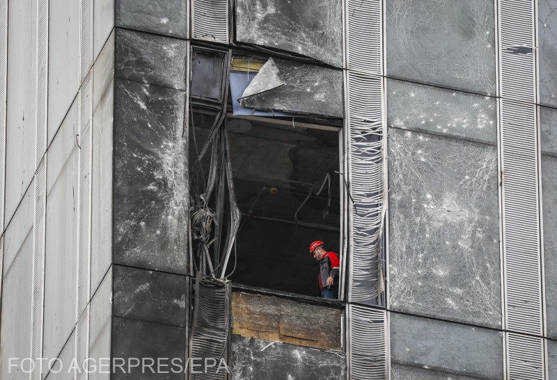 Moszkvában a dróntámadás után | Fotó: Agerpres/EPA