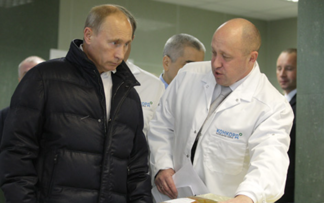 Putyin és Prigozsin korábban barátok voltak | Fotó: Az orosz kormány honlapja/archív felvétel