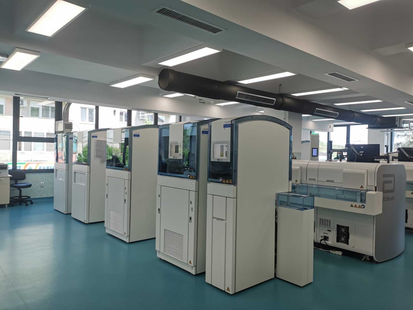 A megyei kórházban korszerű laboratórium van | Fotó: Gheorghe Carp Facebook-oldala
