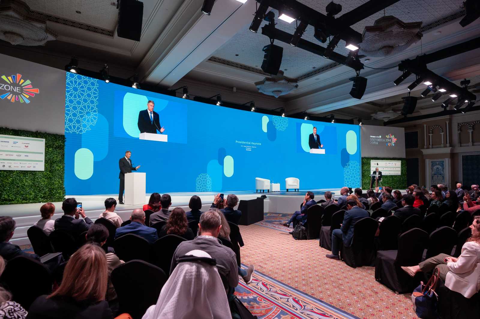 Iohannis a Fenntartható Innováció Fórumon Dubajban | Fotó: presidency.ro