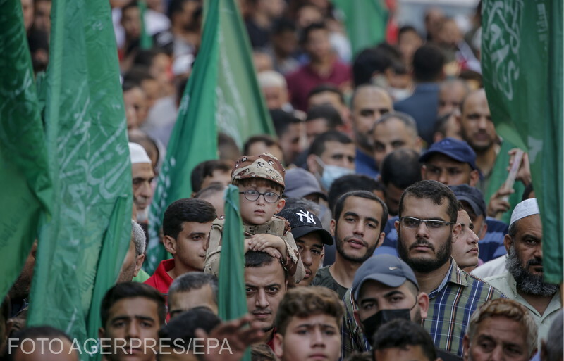 Hamász szimpatizánsok felvonulása | Fotó: Agerpres/EPA