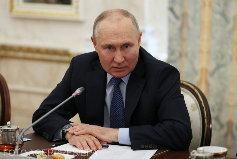 Putyin évértékelő sajtótájékoztatót tartott Fotó: Agerpres