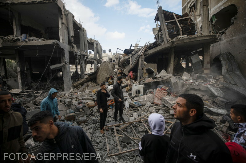 Folytatódik az izraeli offenzíva Gázában Fotó: Agerpres 