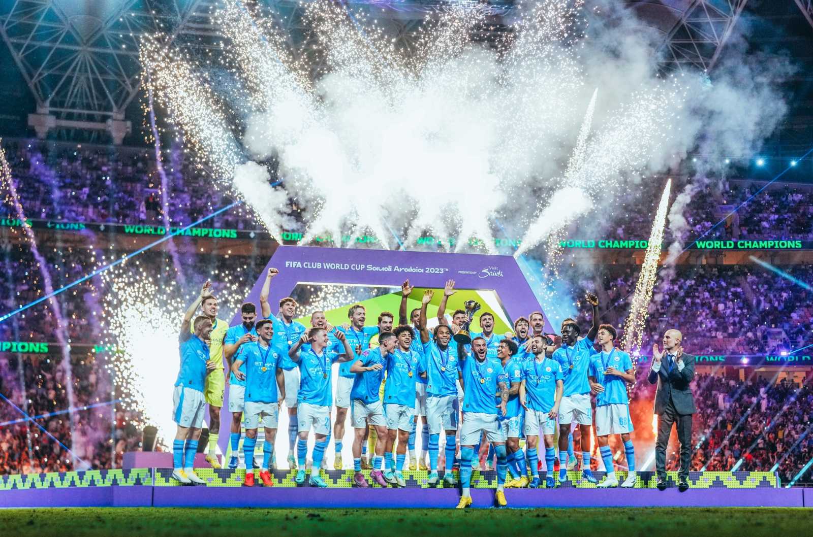 Ünnepel a győztes csapat | Fotó: Facebook/Manchester City