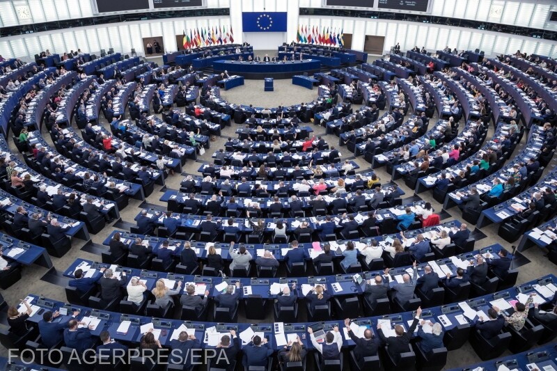 Az Európai Parlament strasbourgi ülésterme Fotó: Agerpres 