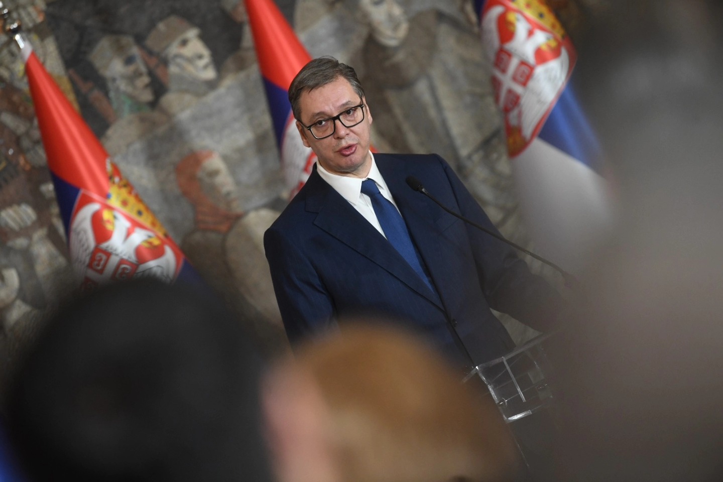 Alekszandar Vucsics szerb elnök hatalmának megdöntése az ellenzék fő célja Fotó: Alekszandar Vucsics Facebook oldala   