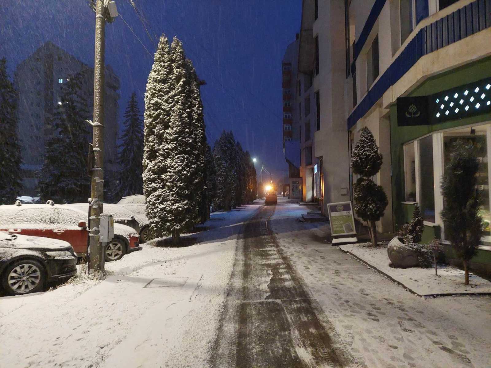 Beköszöntött az igazi tél Csíkszeredában is | Fotó: Farkas Endre