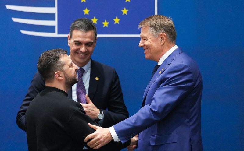 Zelenszkij és Iohannis az EU-csúcson | Fotó: presidency.ro