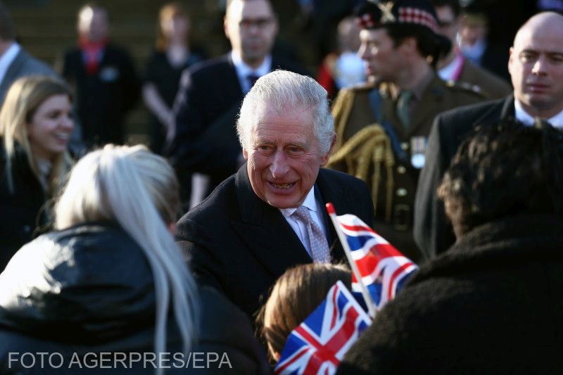 II. Erzsébet halála óta Károly a brit uralkodó | Fotó: Agerpres/EPA