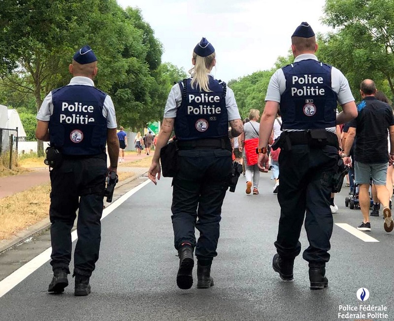 Fotó: belga rendőrség Facebook-oldala