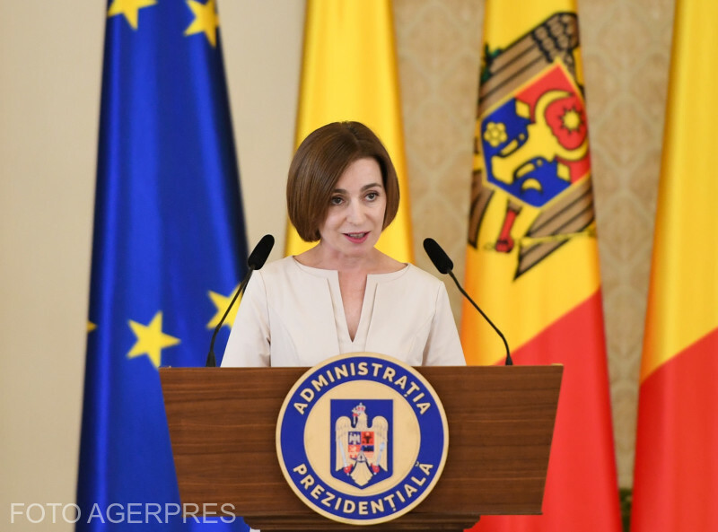 Maia Sandura nehéz választási csata vár Fotó: Agerpres 