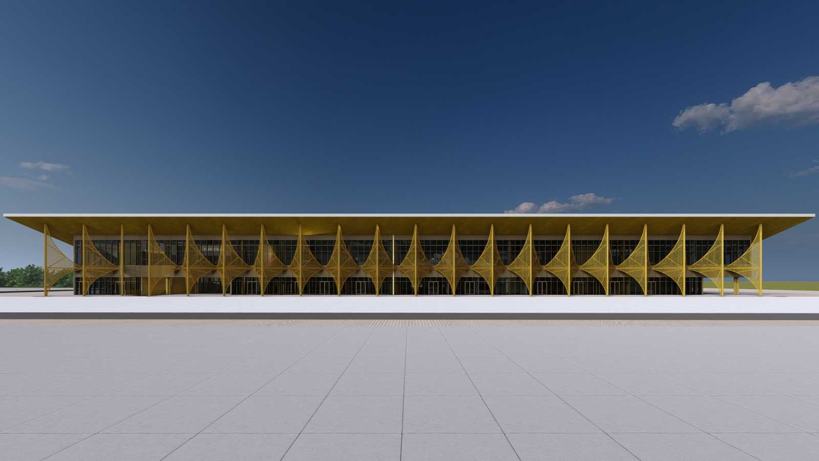 Így fog kinézni az új terminál | Forrás: Kolozs megyei önkormányzat