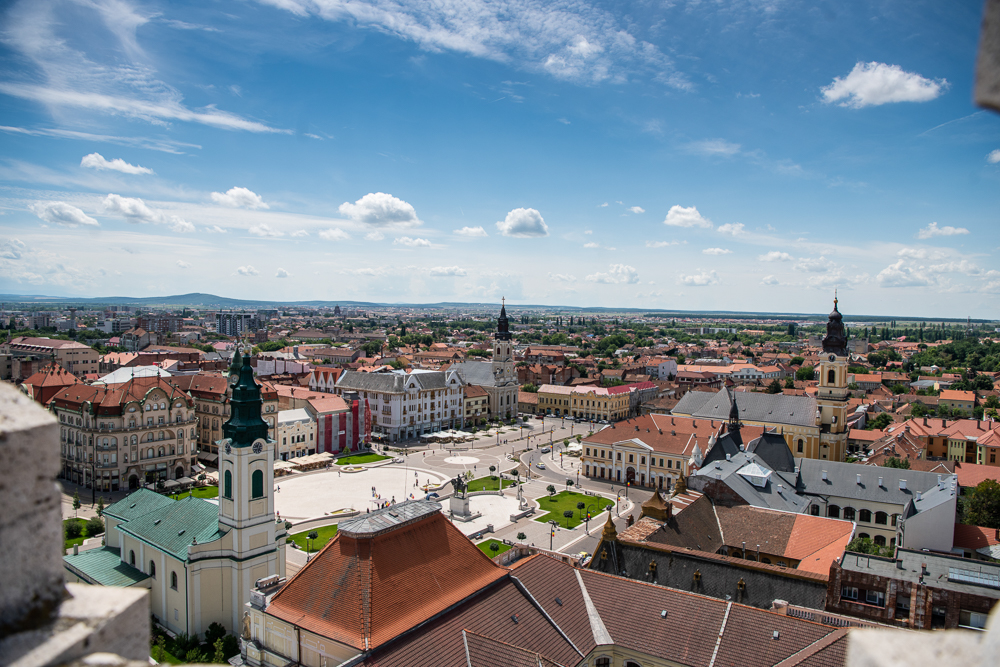 Kilátás a nagyváradi városháza tornyából | Forrás: Oradeaheritage.ro