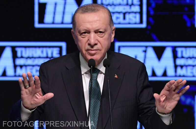Erdogan török elnök svéd lépéseket vár | Fotó: Agerpres/XINHUA