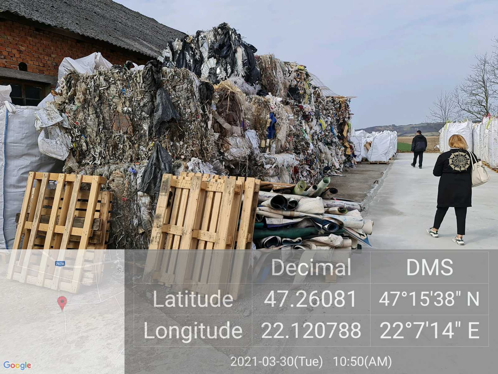 Illegális hulladéklerakat Szentjobbon | Fotó: Környezetőrség