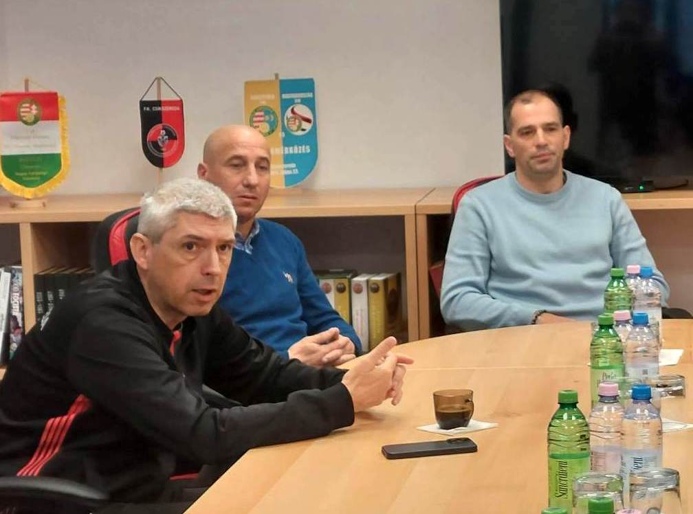 Szondi Zoltán, Ilyés Róbert és Bajkó Barna Fotók: FK Csíkszereda | Farkas Endre