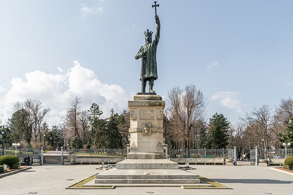 Ștefan cel Mare fejedelem szobra Chișinăuban | Fotó: Wikipedia