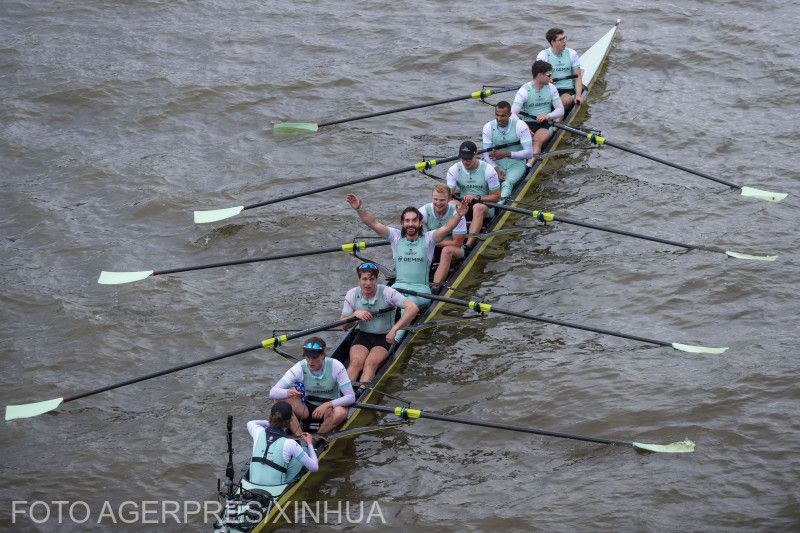 Cambridge-i öröm a Temzén | Fotó: Agerpres/Xinhua