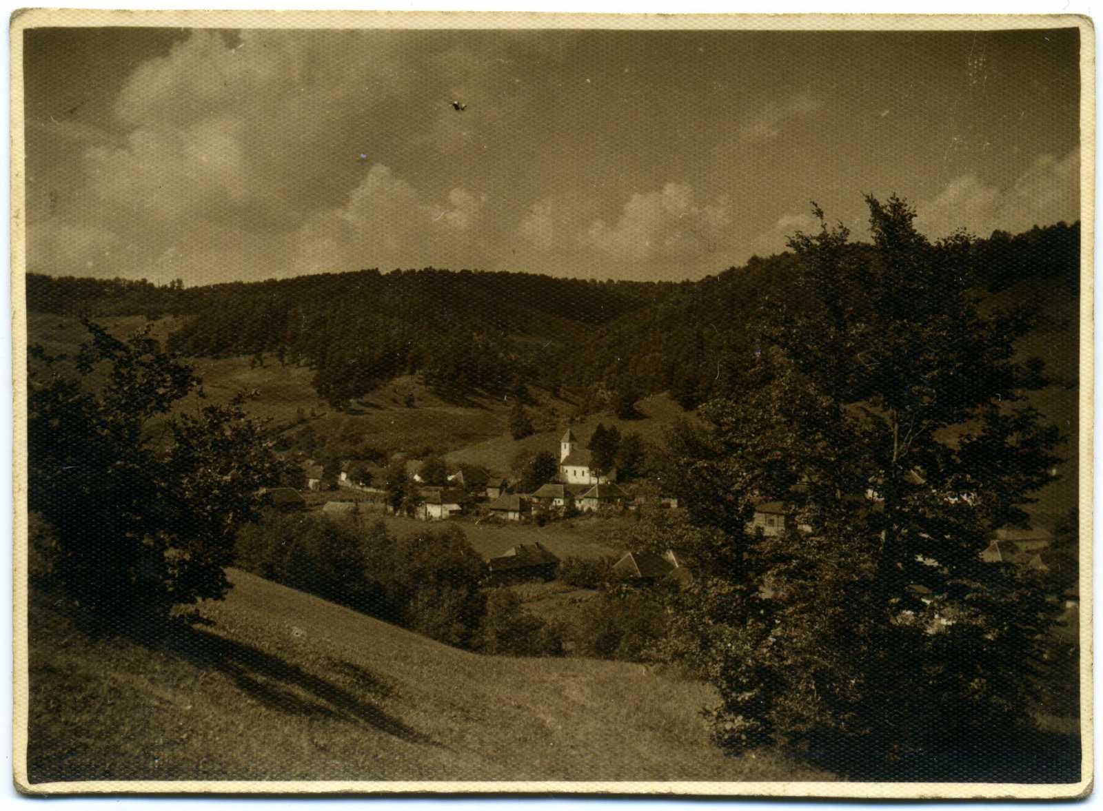 Zalánpatak látképe az 1930-as években | Fotó forrása: Préda Barna magárnarchívuma
