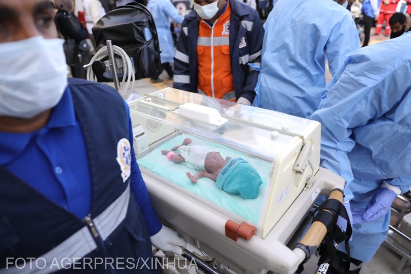 Gázai övezet: áram nélkül maradt a kórház, 39 csecsemőből 8 meghalt, a többieket evakuálták Egyiptomba
