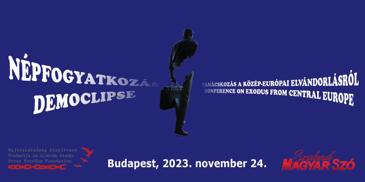A tanácskozás plakátja - Szappanos Veronika alkotása l Fotó: Szabad Magyar Szó