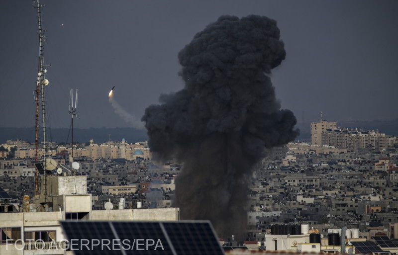 Izraeli légicsapás Gázában | Fotó: Agerpres