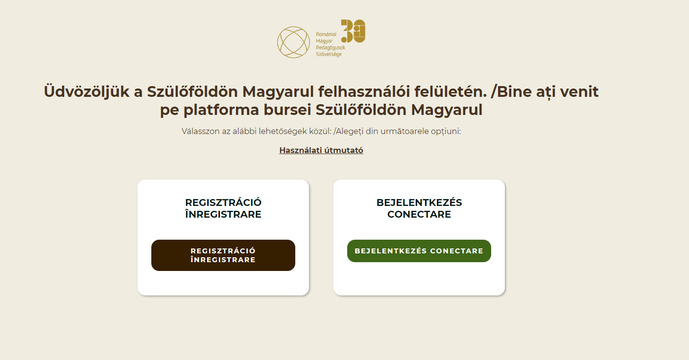 Az ertesito.ro interentes címen működik a Szülőföldön magyarul felhasználói felülelete | Fotó: képernyőmentés