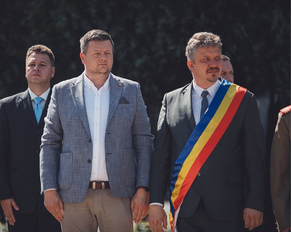 Alexandru György alpolgármester (balra) és Soós Zoltán polgármester (jobbra) | Fotó forrása: Alexandru György Facebook-oldala