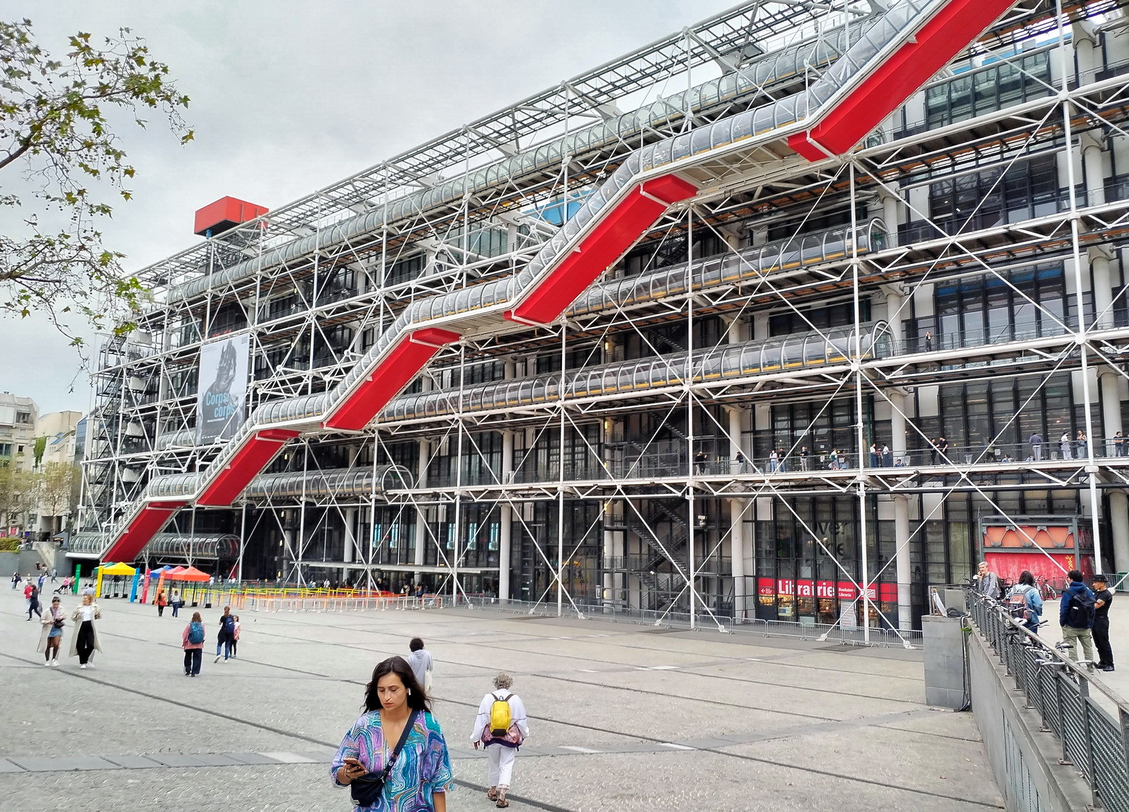 A Pompidou kulturális központ | Fotó: Száz Csaba