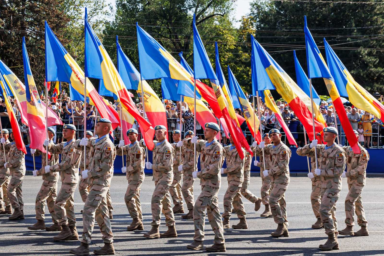Moldovai katonák Fotó: Maia Sandu Facebook oldala