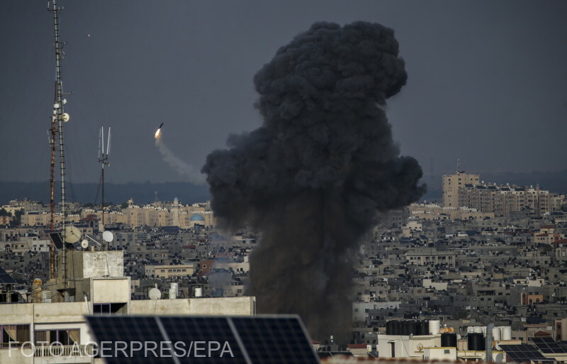 Folyamatosak a Gáza elleni támadások Fotó: Agerpres