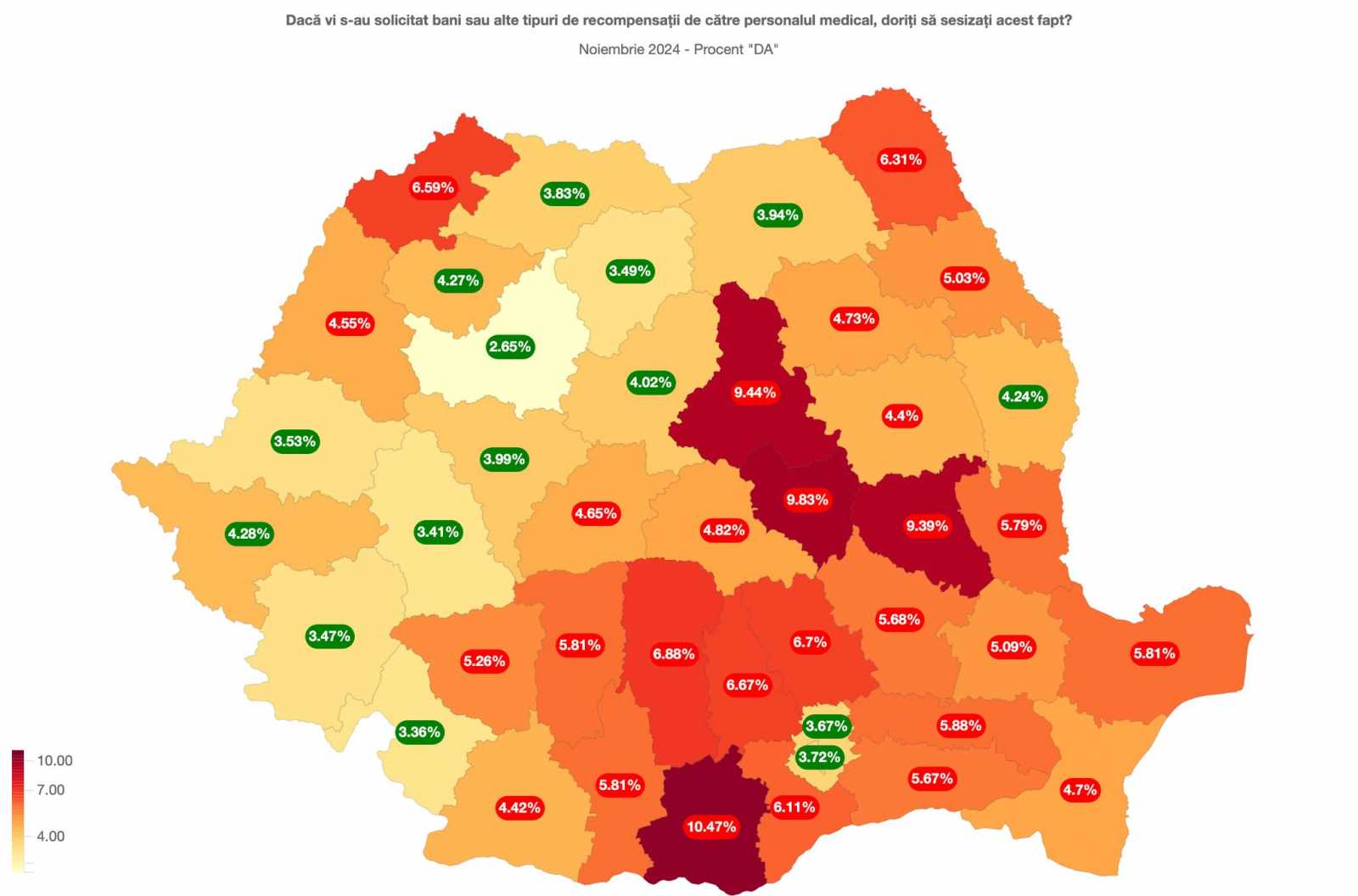 Kolozs megye jól szerepel, Kovászna és Hargita megye kevésbé |Fotó: Dragos Vana Facebook oldala