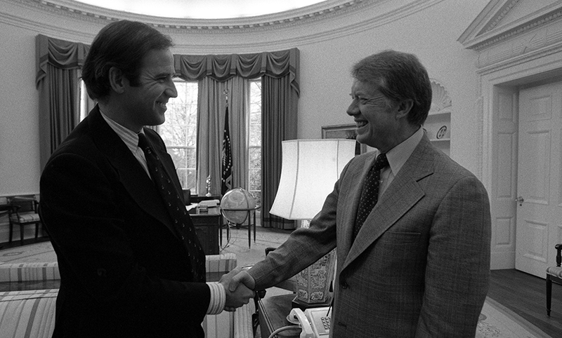 Joe Biden akkori szenátor és Jimmy Carter elnök 1978-ban | Fotó: The Jimmy Carter Presidential Library