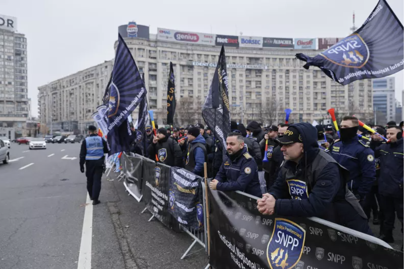 Több ágazat képviselői vonultak utcára | Fotó: Libertatea - képernyőmentés