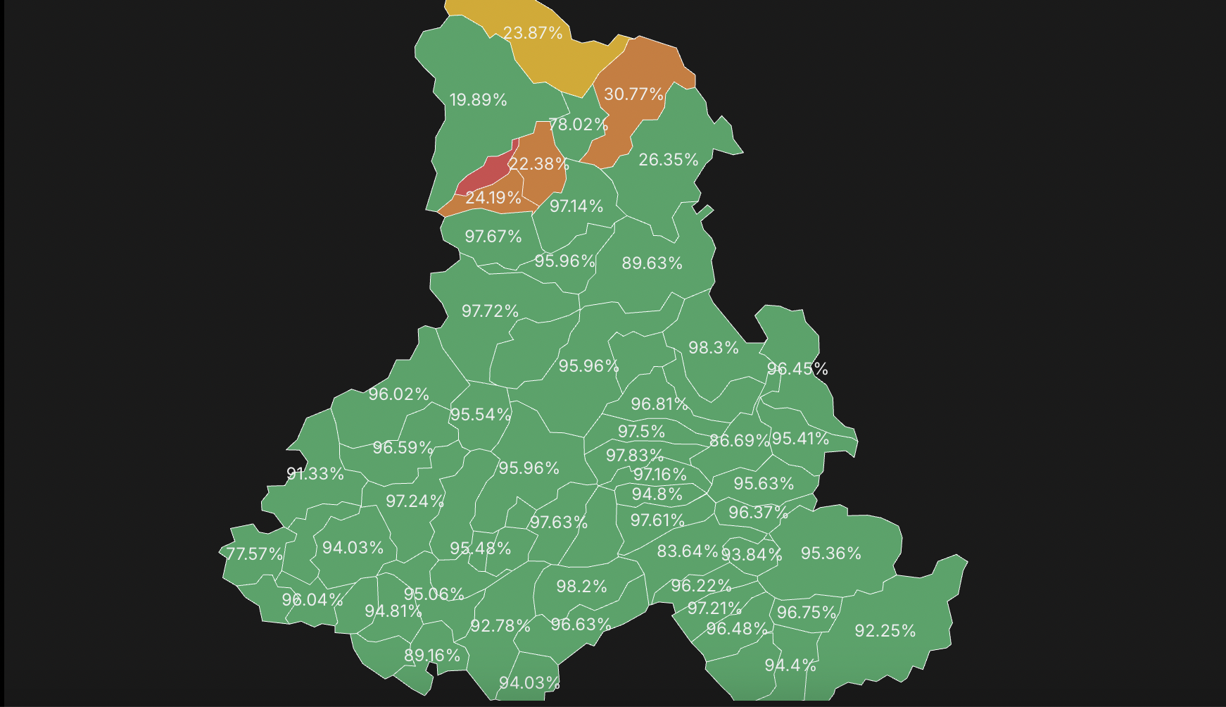 88 százalékkal nyerte Hargita megyében a választást az RMDSZ |Fotó: képernyőmentés roaep 