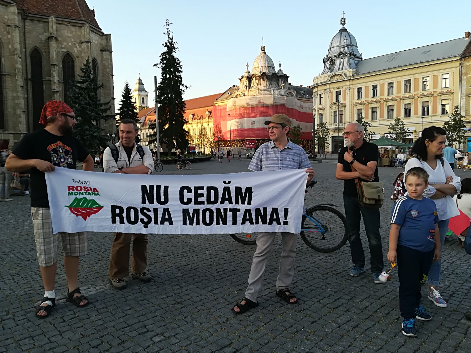 Tüntetés Kolozsváron | Fotó: Oborocea Mónika