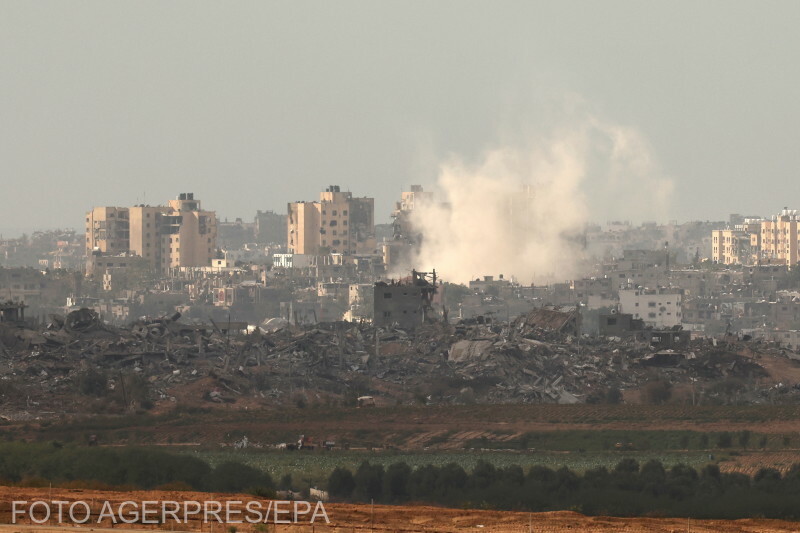 A Gázai-övezet, vagyis amennyi még maradt belőle az izraeli bombázások után | Fotó: Agerpres/EPA