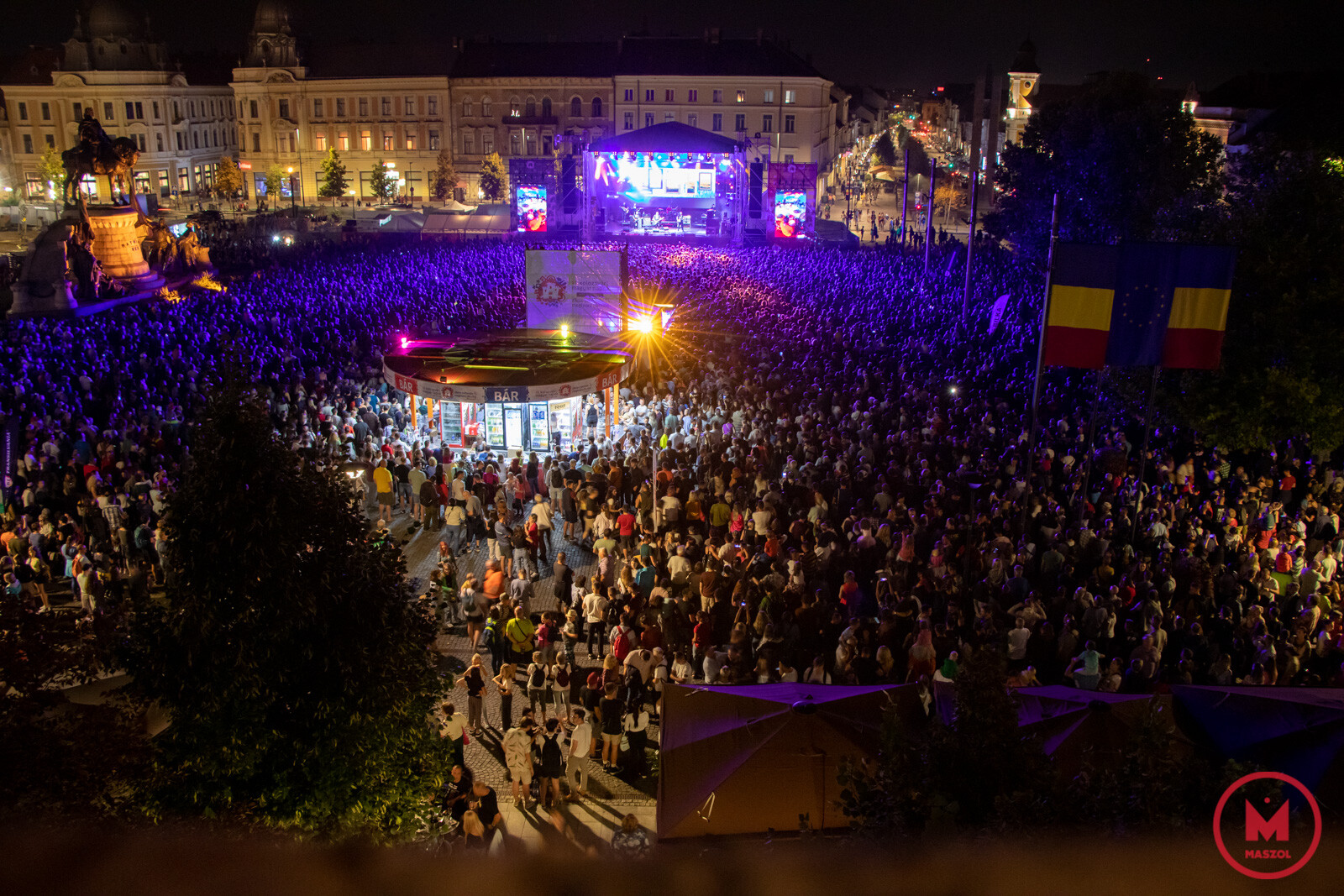 Többezres tömeg Kolozsvár egyik legnagyobb közösségi rendezvényén, a Magyar Napokon | Fotó: Borsi Balázs