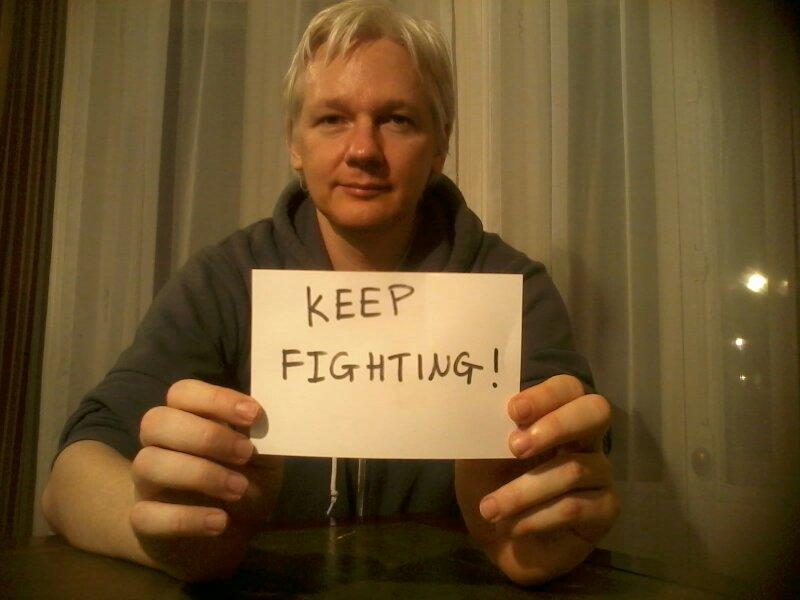 Fotó: Julian Assange/Twitter